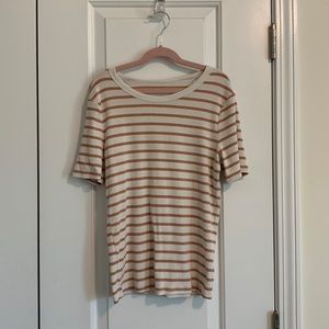 Target brand A New Day striped t-shirt.